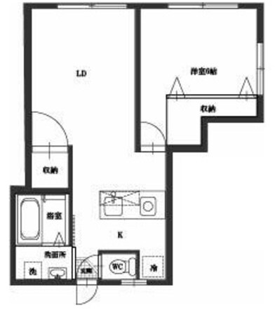 狭山ケ丘駅 徒歩6分 1階の物件間取画像